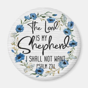 Herren är min herde Psalm 23:1 Bibelverse Magnet