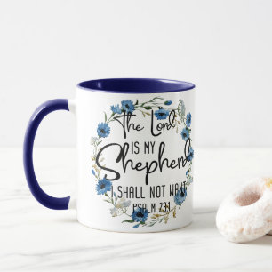 Herren är min herde Psalm 23:1 Bibelverse Mugg