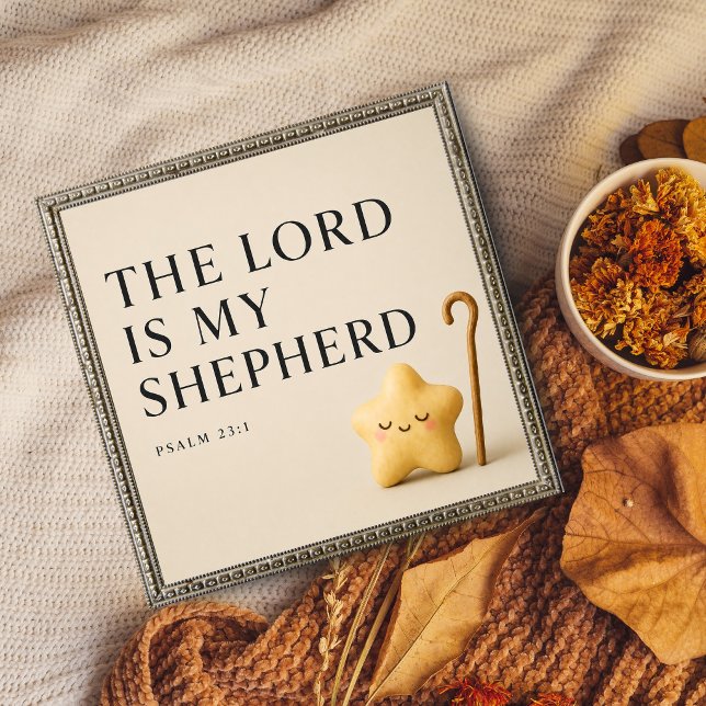 Herren är min herde | Psalm 23:1 | Kräm Poster (Skapare uppladdad)