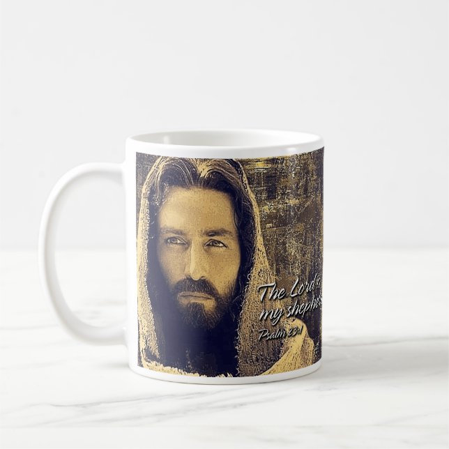 Herren är min herde Psalm 23:1 Mugg (Vänster)