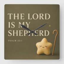 Herren är min herde | Psalm 23:1 | Olivgrön