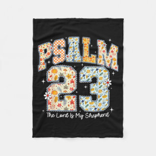 Herren Är Min Herde Psalm 23 Kristna Bibel V Fleecefilt
