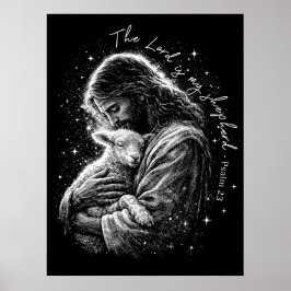 Herren är min herde. Psalm 23. Poster