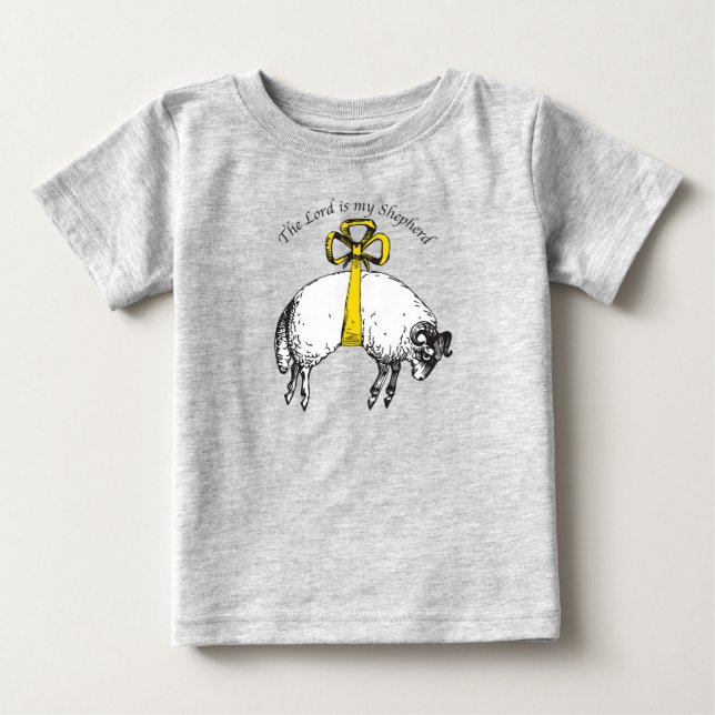 Herren är min herde Psalm 23 T-shirt (Framsida)
