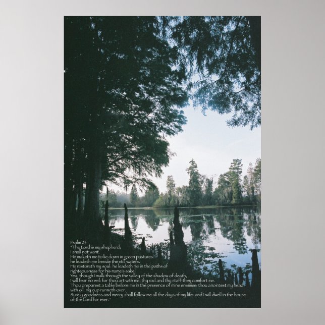 Herren är min herde - Psalm 23, variation F Poster (Framsidan)