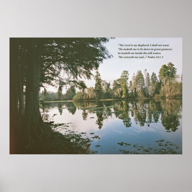 Herren är min herde - variant D Poster (Framsidan)