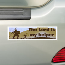 Herren är min hjälpare (NWO) Bumper Sticker