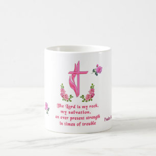 Herren är min klippa kaffemugg