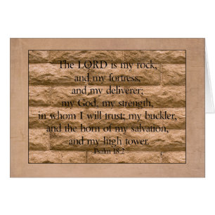 Herren är min klippa Parakaleo vykort OBS Kort