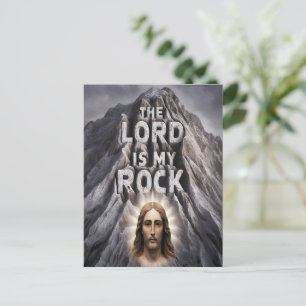 Herren Är Min Klippa: Psalm 18:2 Vykort