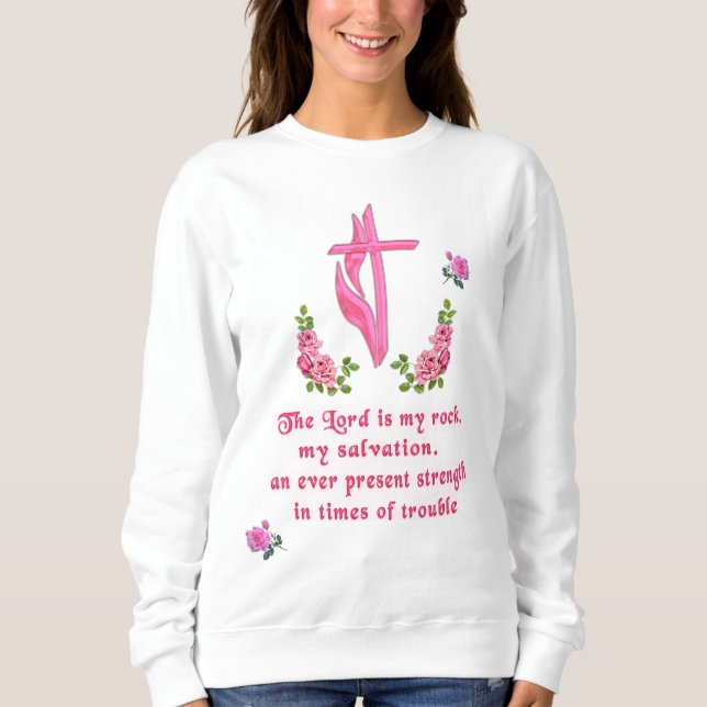 Herren är min klippa t shirt (Framsida)