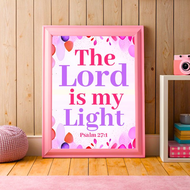 Herren är min ljusboho Christian Tonåring Girl Art Poster (Skapare uppladdad)