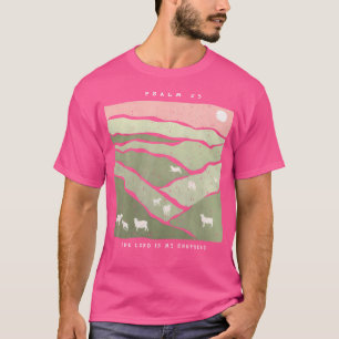 Herren är min shepherd Bible Verse Jesus Sheep La T Shirt