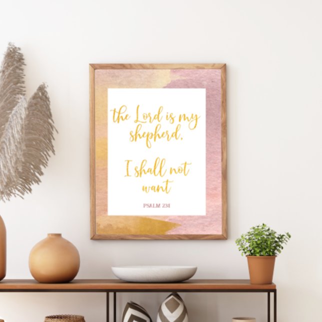 Herren är min Shepherd Christian Poster (Skapare uppladdad)