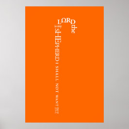 Herren är min Shepherd Poster