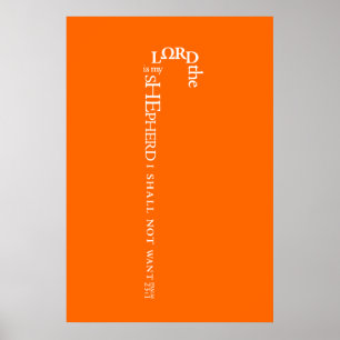 Herren är min Shepherd Poster