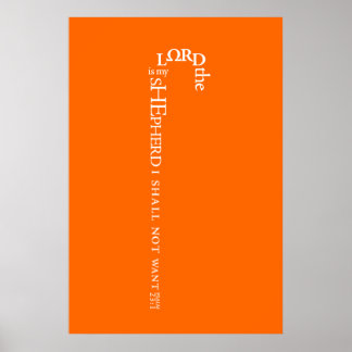 Herren är min Shepherd Poster