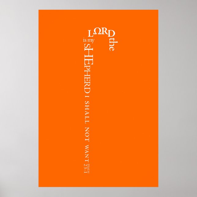 Herren är min Shepherd Poster (Framsidan)