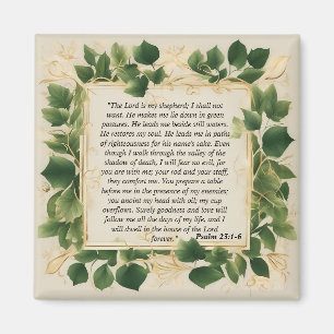 Herren är min Shepherd Prayer Magnet