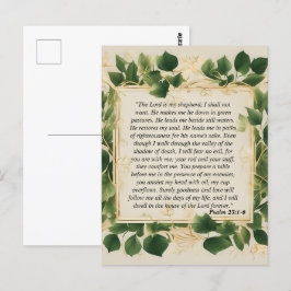Herren är min Shepherd Prayer Vykort
