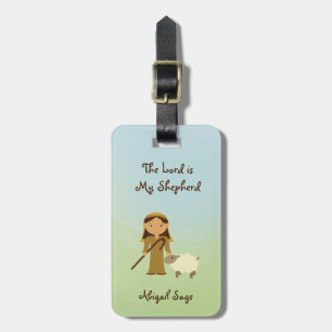 Herren är min Shepherd Psalm 23, Anpassningsbar Bagagebricka