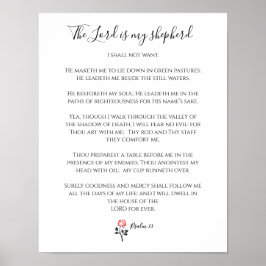 Herren är min Shepherd, Psalm 23 Poster
