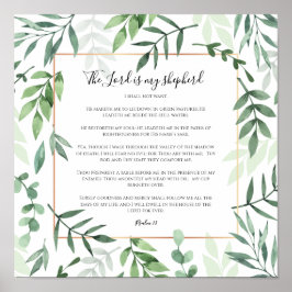 Herren är min Shepherd, Psalm 23 Poster