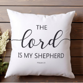 Herren är min Shepherd Psalm 23 Snöre Print Kudde