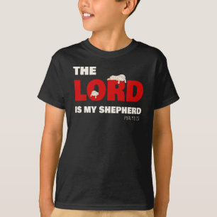Herren är min Shepherd Psalms 23 Christian Faith T Shirt