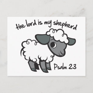 Herren är min Shepherd Vykort
