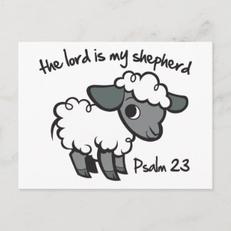 Herren är min Shepherd Vykort