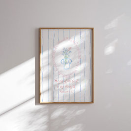 Herren är min starka mur konst poster