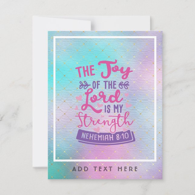 Herren är min starka Personlig (Framsida)