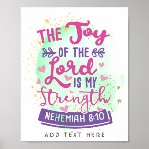 Herren är min starka Personlig Poster