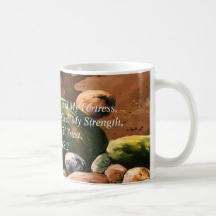 Herren är min Sten; originalartikel Psalms18:2 Kaffemugg