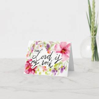 Herren är min Sten | Skript Anteckningskort