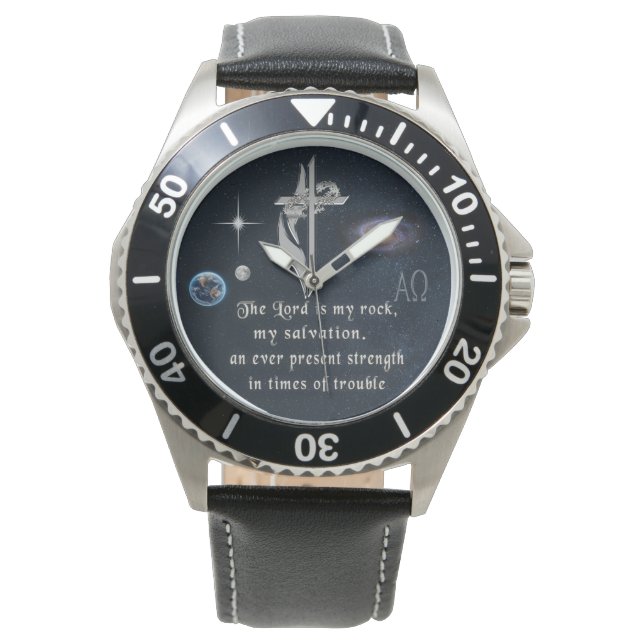 Herren är min sten Watch Armbandsur (Framsida)