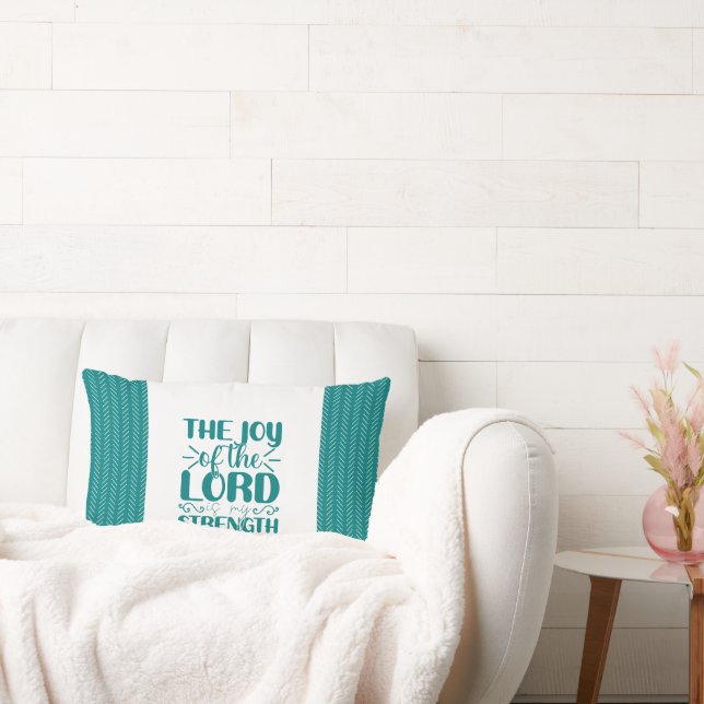 Herren är min styrka i ländryggen. lumbarkudde (Soffa)