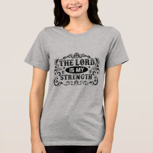 Herren är min styrka kristen t shirt