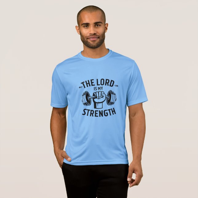 Herren är min styrka Manar Sport-Tek Shirt T (Hel framsida)