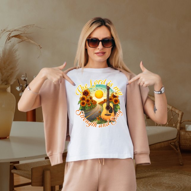 Herren är min styrka och sång t shirt (Skapare uppladdad)