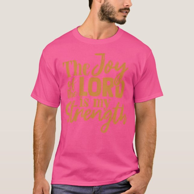 Herren är min styrka t shirt (Framsida)