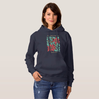 Herren Är Mitt Ljus – Psalm 27:1 Blommig Jul T Shirt