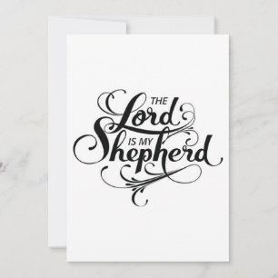 Herren är mitt Shepherd Card Julkort