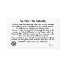 Herren är mitt Shepherd PSALM 23-Affärskort