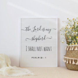 Herren är mitt skript poster