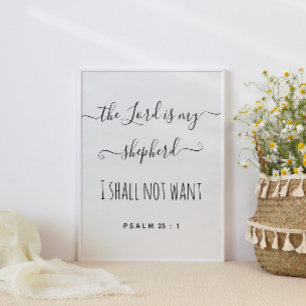 Herren är mitt skript poster