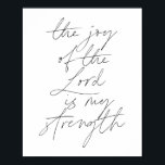 Herren är mitt styrkeskript poster<br><div class="desc">Herren är mitt styrkeskript</div>