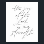 Herren är mitt styrkeskript poster<br><div class="desc">Herren är mitt styrkeskript</div>