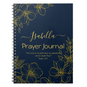Herren är My Light & Salvation Prayer Journal Anteckningsbok